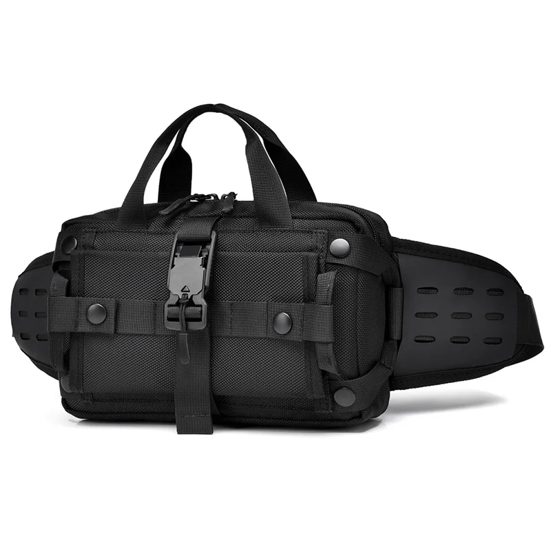 New Men's Sports Waist Bag Waterproof Mobile Phone Crossbody Bag Outdoor Sports Crossbody Chest Versatile Shoulder Cool
