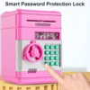 Children Money Box Password Mini Piggy Bank Children's Toy Safe Deposit Box Boys Girls New Durable Plastic Storage Container 1
