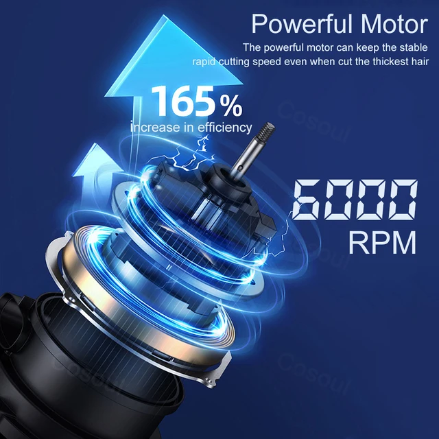 가정에서 전문적인 스타일링을 위한 남성용 전기 헤어 클리퍼