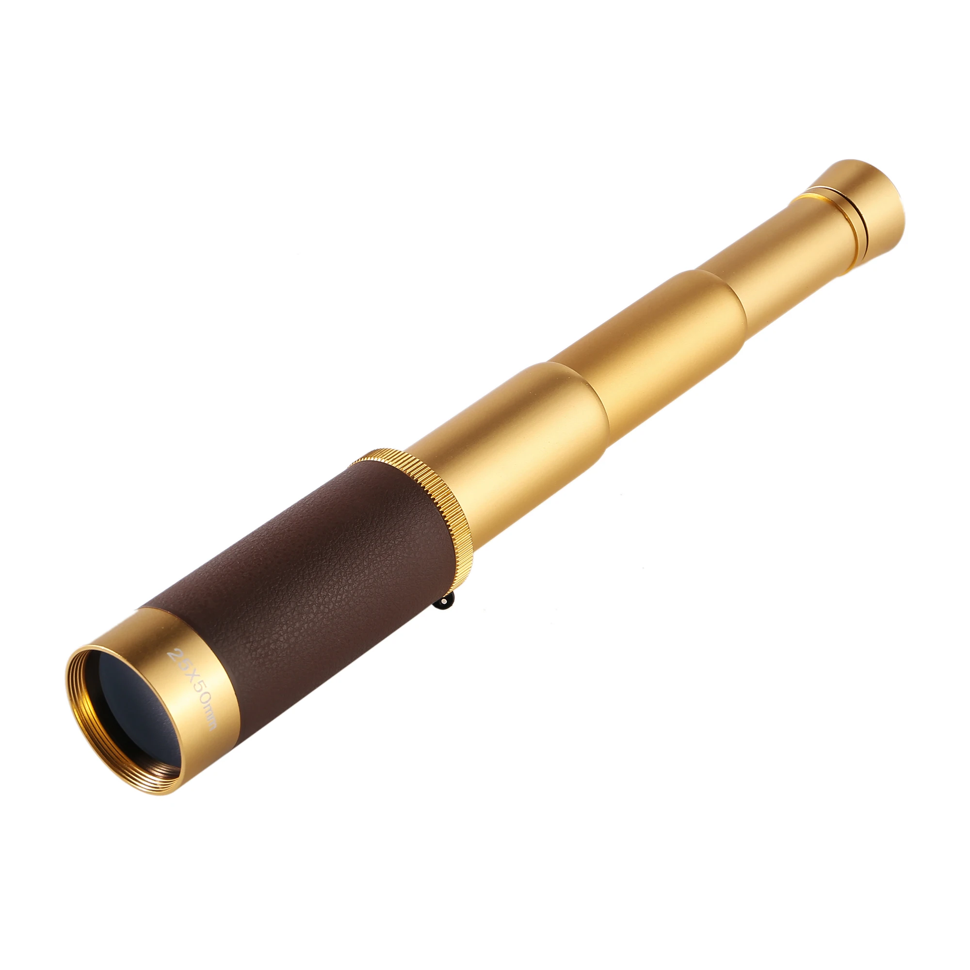New Fashion 25x50 Mini Portable Pirate Brass Telescope Monocular