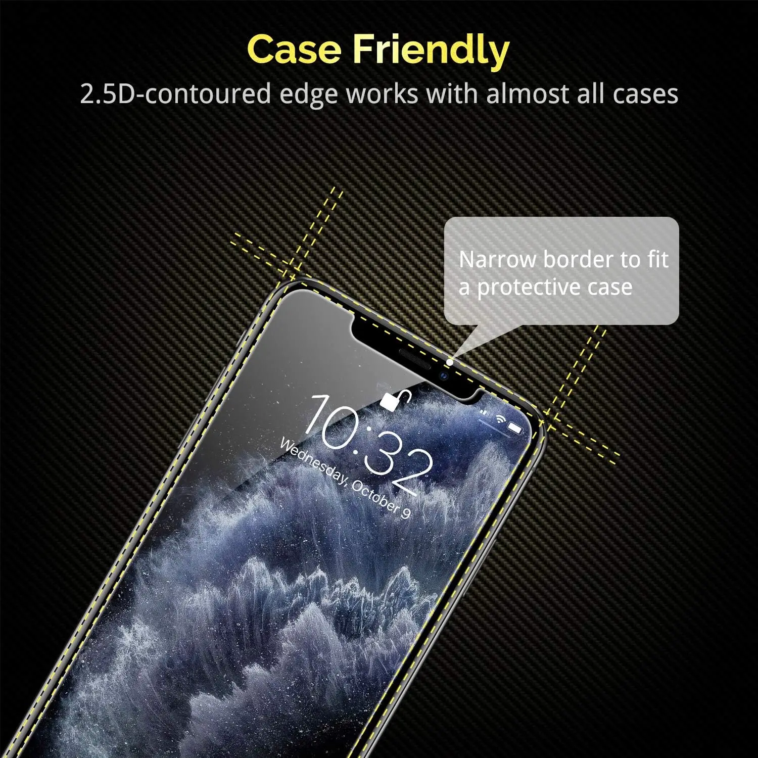 Premium 9H Tempered Glass Screen Protector (2/4 Pack)