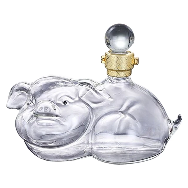 Liquor Decanters Dispenser Borosilicate Style Whisky Decanter for Xmas