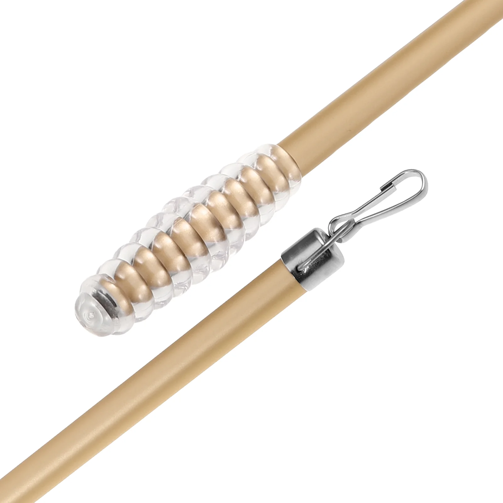 Aluminum Alloy Curtain Rod 50cm Lightweight Sturdy Manual Sliding Design Drapery Pull Rod Modern Curtain Stick 6