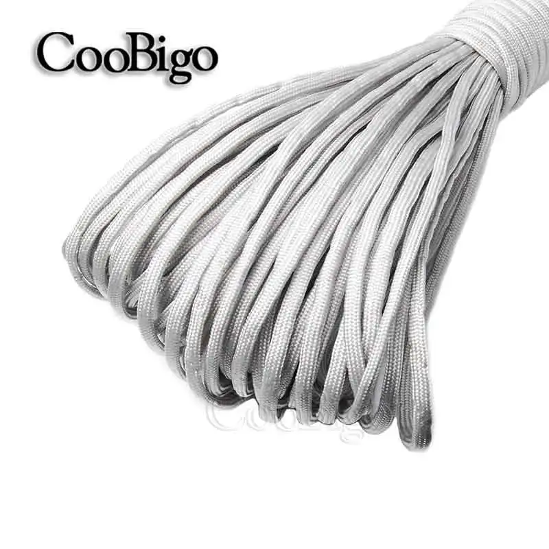 Durable 4mm Solid Color Parachute Cord for DIY Craft and Bracelet Making