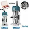 Electric Trimmer Router Woodworking Laminate Trimmer Engraving Slotting Wood Router Carpentry Manual Trimming Tools 800/2000W 1