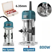 Electric Trimmer Router Woodworking Laminate Trimmer Engraving Slotting Wood Router Carpentry Manual Trimming Tools 800/2000W 1