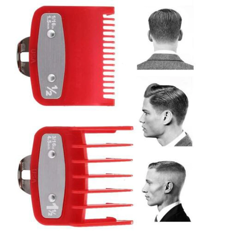 for Wahl Hair Clipper Guide Comb Set Standard Guards Attached Trimmer Style Parts 3