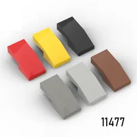 100pcs Build MOC Compatible 67128 Assembles Particles 11477 Slope Curved 2x1x2/3 Building Blocks DIY Educational Toys 1