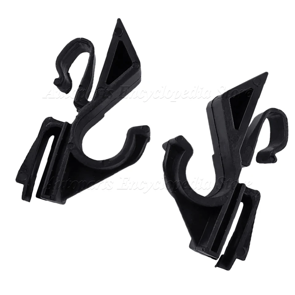 Newwyt Clip Fissaggio Ripiano Posteriore Per Fiat Grande Punto 2006+ – Paio Di Staffe In ABS Nero – Ricambio 71719952 71719953 - 4
