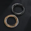 Metal Stainless Steel Waterproof Spring Mixed Color Expandable Bracelet Classic Guitar String Annular Charm Jewelry Unisex Gifts 5