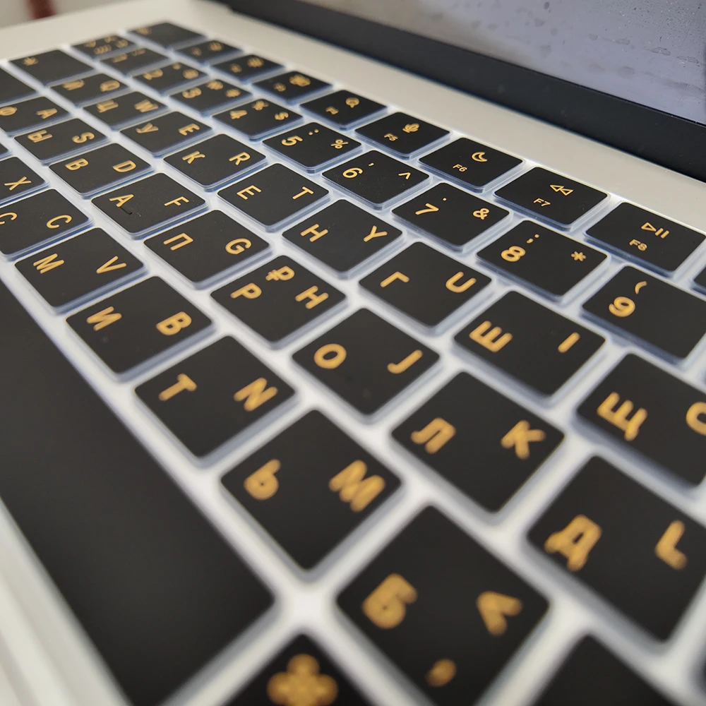 Russian Layout Keyboard Cover