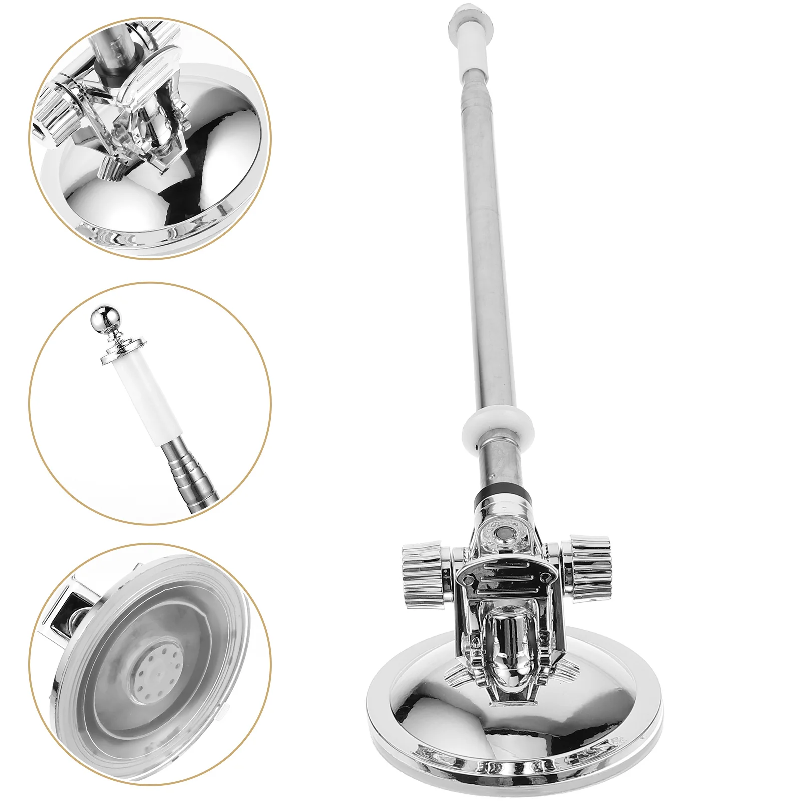 

Suction Cup-type Flagpole Car-mounted Wall-mounted Nail-free Adsorption Door Glass 1-meter Telescopic Base Metal Holder Bracket