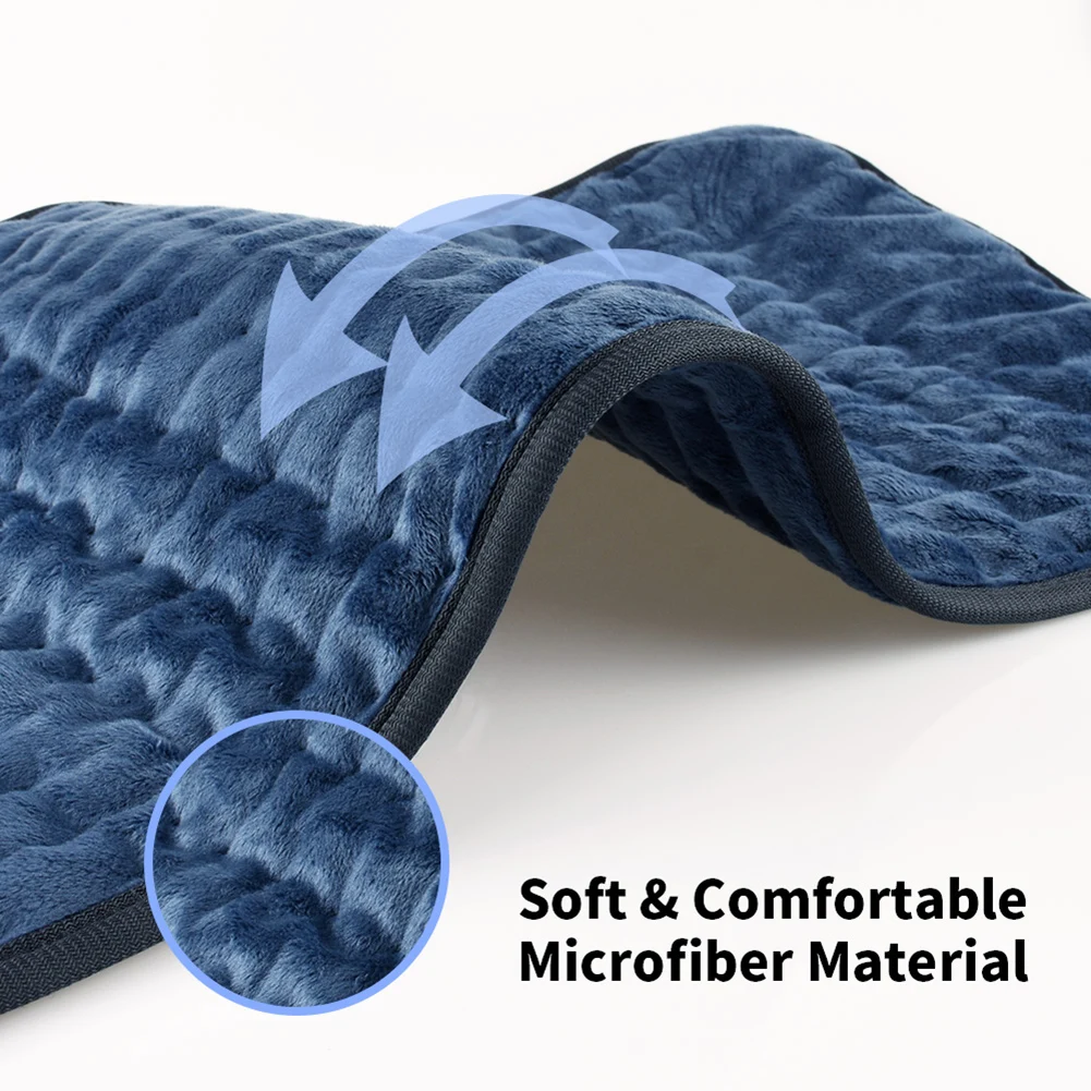 Couverture Chauffante Électrique MalTec Grande Taille - Avec Télécommande, Lavable, Gris, Garantie 2 Ans
