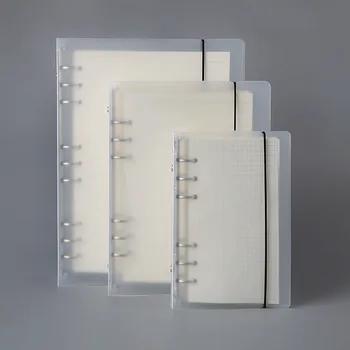 투명 루즈 리프 바인더 노트북 내부 코어 커버, 다이어리 2024, A7, A6, A5, 노트 북 저널 플래너, 사무실 문구 용품