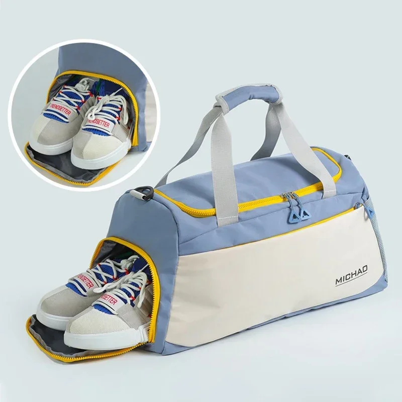

New Fashionable Large Capacity Portable Travel Lightweight Short-distance Duffle Bag Women Storage Messenger Bag Sports Gym Bag