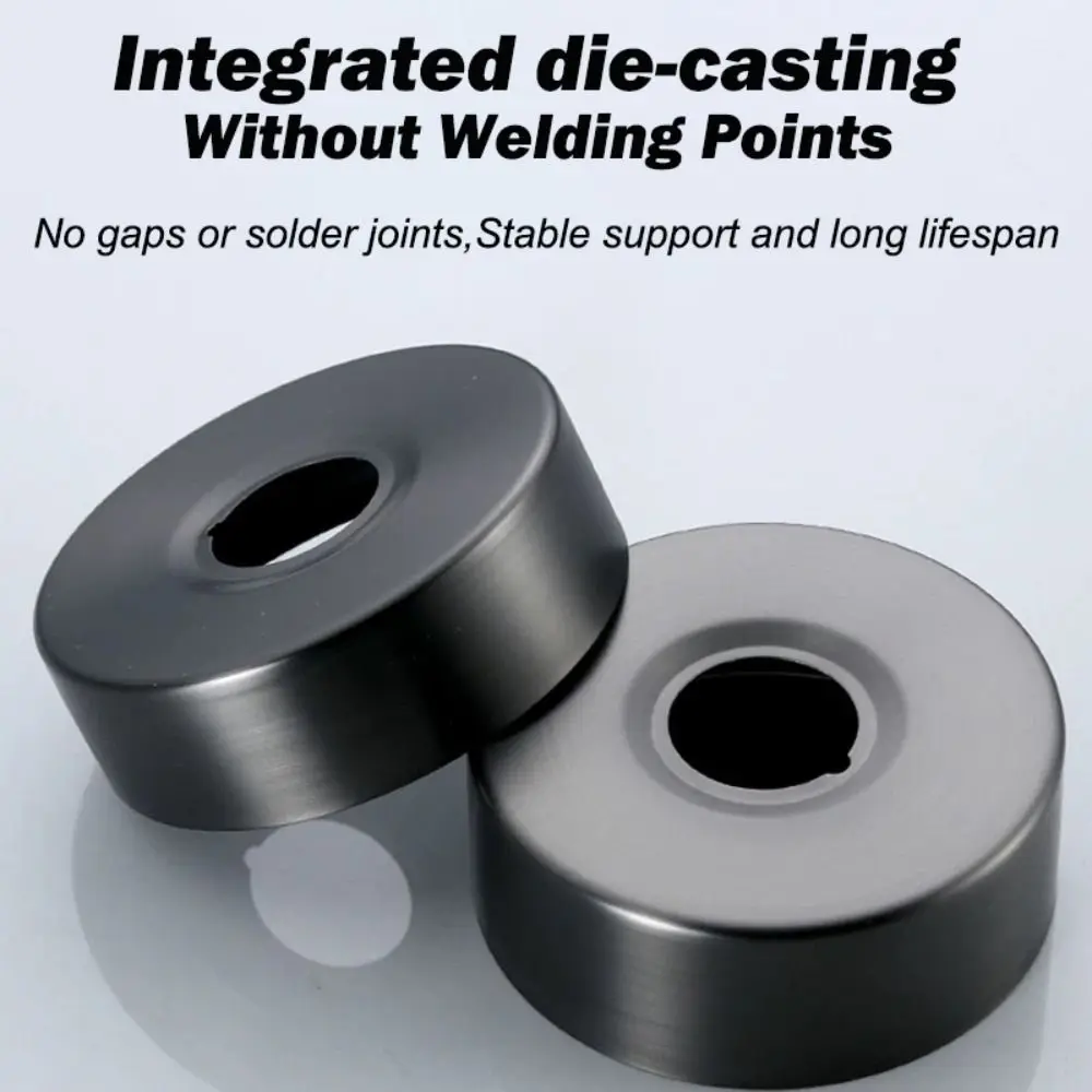 New Stainless Steel Shower Faucet Cover Grey Chrome Finish Faucet Decorative Cover Shower Arm Flange