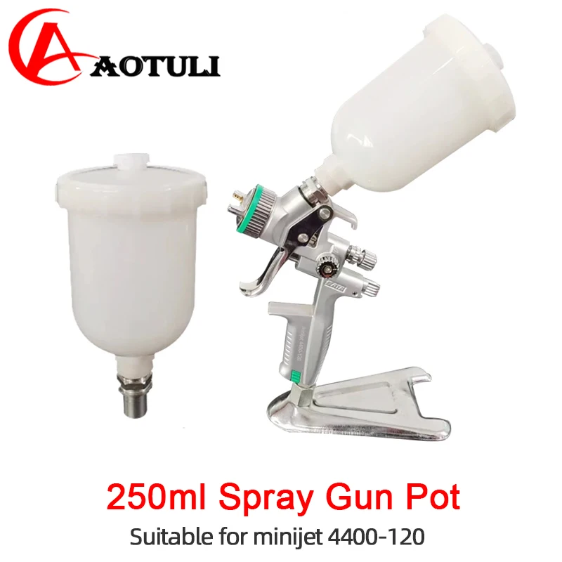 

Spray Gun Pot Is Suitable For German SATA Spray Gun 250ml 4400 Model Small Repair Pneumatic White Plastic Paint Pot