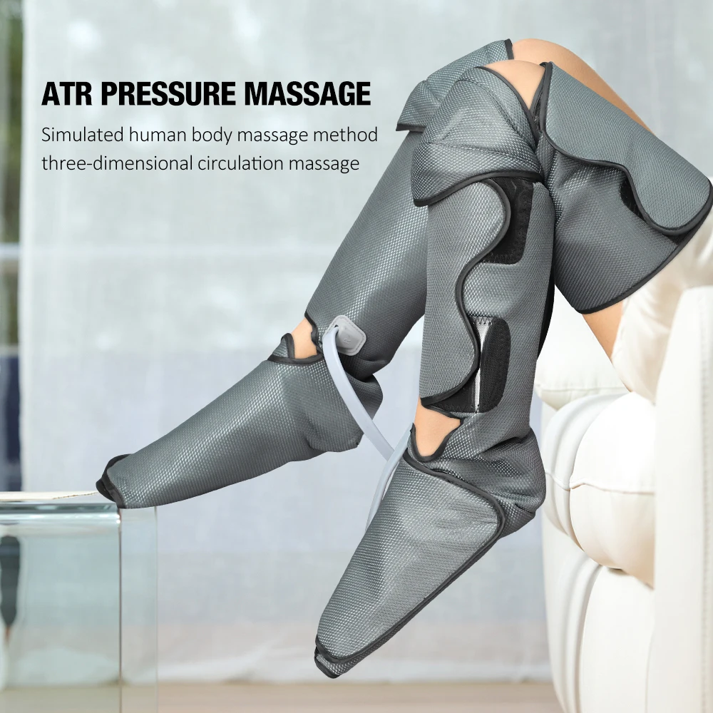 Loftdrock Oberschenkel Wade Massager 3 Niveauen 360° Volldeckung Waarm Kompress Verbesserung vun alen kale Been Fouss Middegkeet Linderung Massage_voghion.com