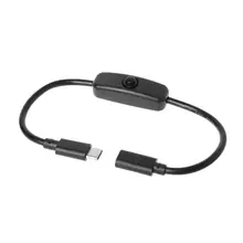 

USB-C Extension Cable Switch Type-c Male to Female for Raspberry Pi 4 for Android Electrical Power Supply ONLENY