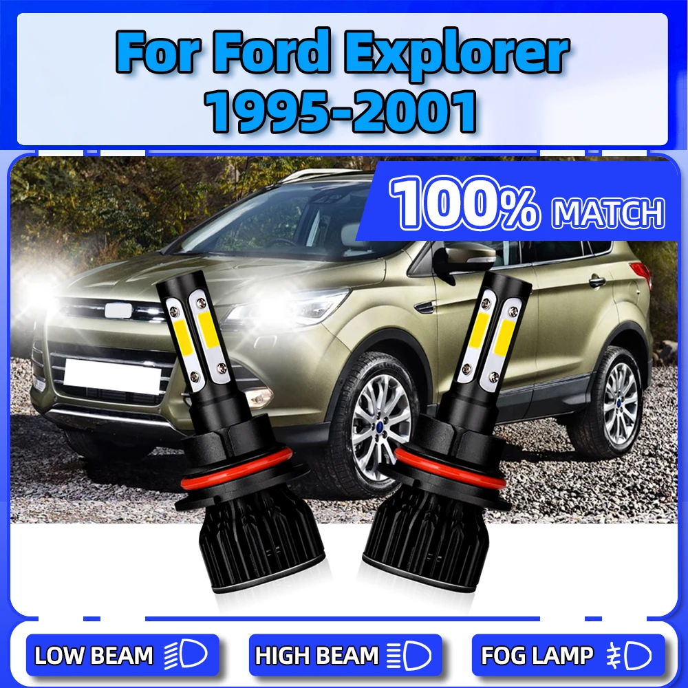 

LED Headlight Bulbs 20000LM Canbus Auto Headlamps 120W Car Head Lamps For Ford Explorer 1995 1996 1997 1998 1999 2000 2001