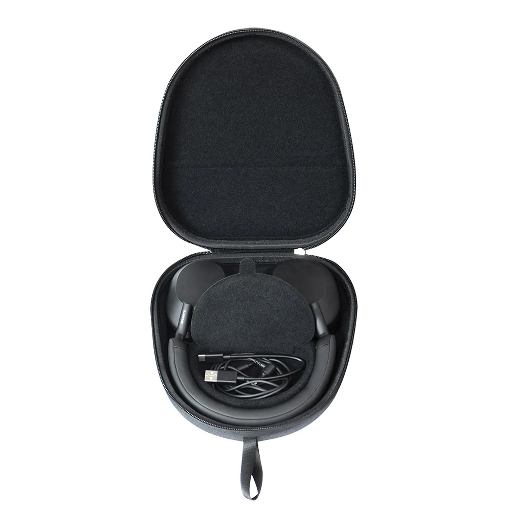 Gray EVA Hardshell Case for Headphones