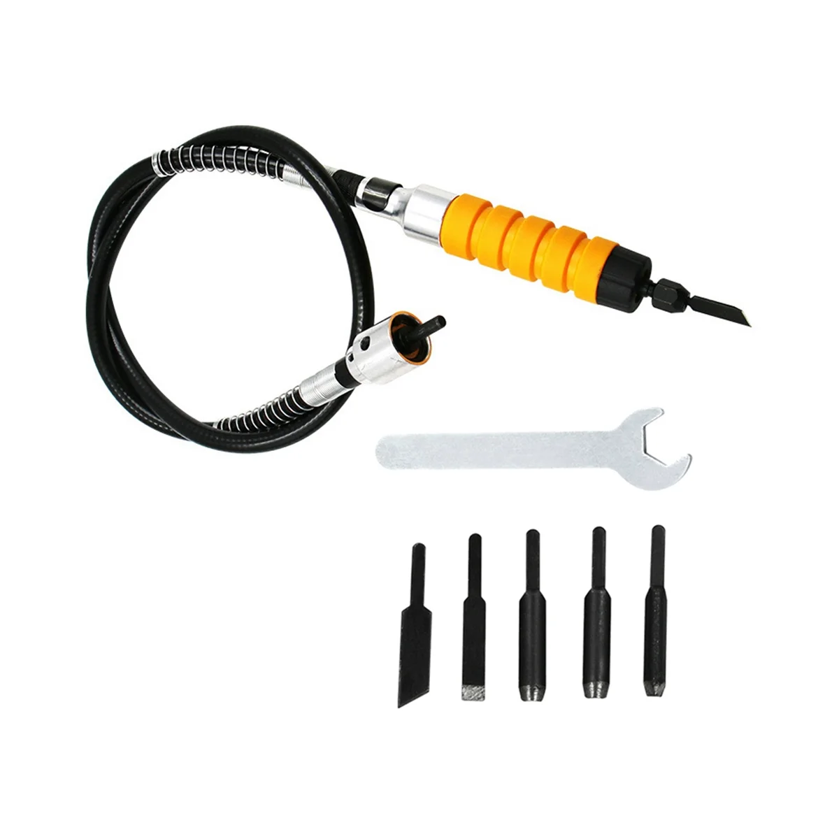 

Electric Chisel + 5 Knives + Open Wrench Engraving Tools Engraving Chisel Engraving Pen