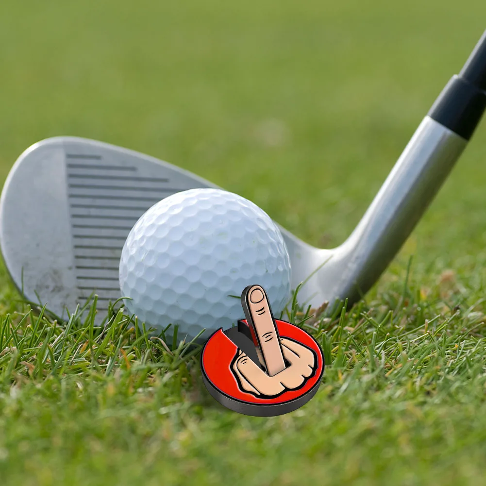 Description Picture 6 of itemMiddle Finger Golf Ball Marker Wear Resist Golf Ball Position Marker Middle Finger Positioning Tool Gift for Golf Enthusiasts