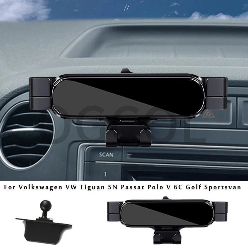 Adjustable Car Phone Mount Holder For Volkswagen VW Tiguan 5N Passat Polo V 6C Golf Sportsvan 2018 Car Interior Accessories