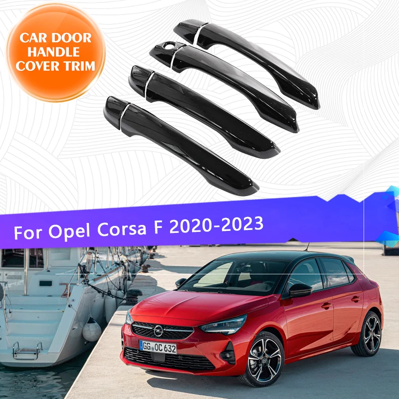 LHD Car Door Handle Covers Trim For Opel Corsa F Vauxhall Corsa 2020 LHD Car Door Handle Covers Trim For Opel Corsa F Vauxhall Corsa 2020
