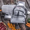 Commercial slicer electric semi-automatic meat slicer cutting fat beef and mutton roll machine frozen meat hand push meat planer 1