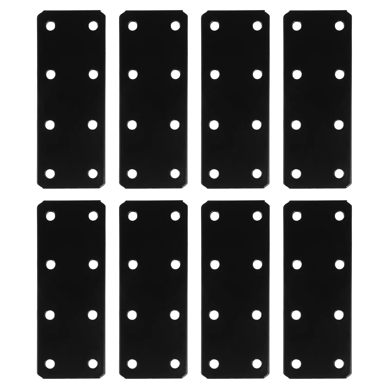 Iron Mending Plate Heavy Duty Flat Bracket Straight Brace with 8 Holes 8pcs stainless steel angle bracket furniture hardware angle bracket angle connector