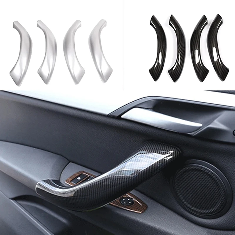 

4Pcs ABS Car Inner Door Handle Cover Trim For BMW X1 F48 2016-2019 X2 F47 2018-2020