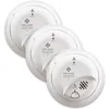 BRK SC9120B-3 Hardwired Smoke and Carbon Monoxide (CO) Detector with Battery Backup, White, Pack of 3 1