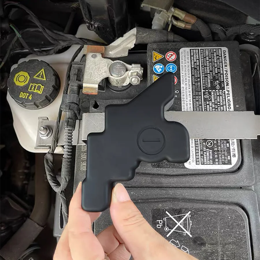 Battery Insulation Cover Battery Positive Negative Terminal Tray Protective Cover Trim Car Accessories For Volkswagen VW Golf 8 MK8 Audi A3/A3L -