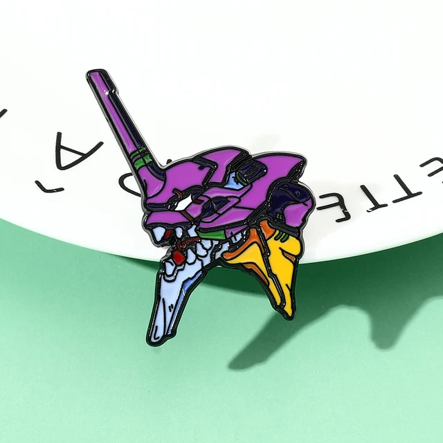Berserk First Machine EVA-01 Brooch Anime Badge Fashion Enamel Pin 
