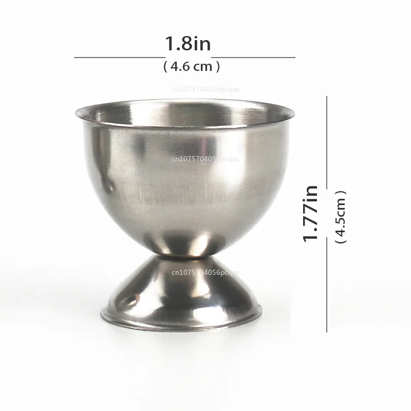 1PC Egg Holder Stainless Steel Eggs Cup Stand Tool Caviar Cup Breakfast Egg Holder Eggs Supplies Kitchen Accessories De Cocina