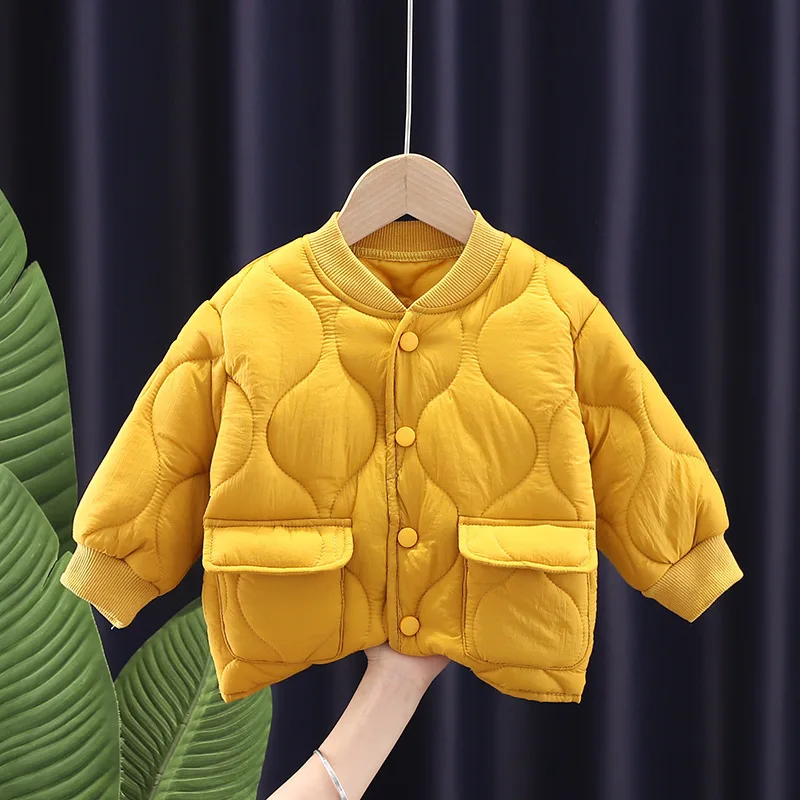 Kids Solid Cotton Jacket 3