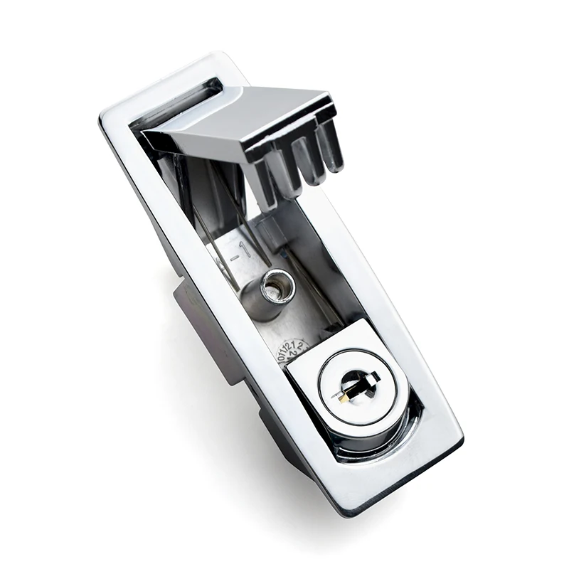 Cabinet Plane Lock Security RV Lever Panel Push Button Panel lock with Distribution Box Compression Trigger Lock Latch