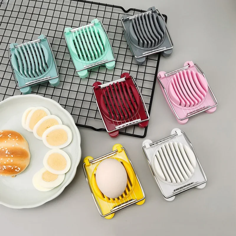 Egg Cutter Stainless Steel 1-Pack for Making Fruit Salad Children's Food Manual Cooking Machine Kitchen Tools