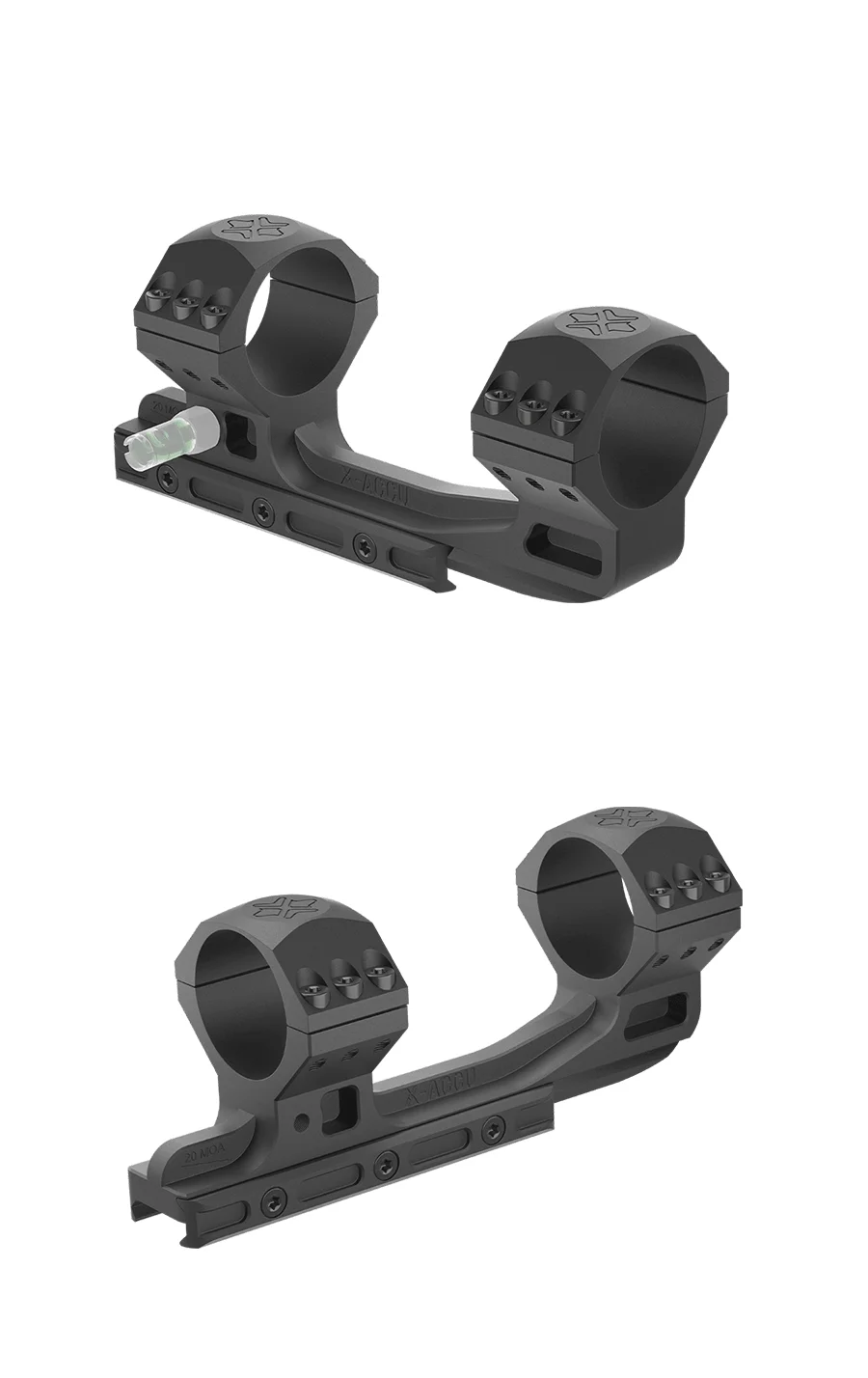 Vector Optics 34 mm Jagdfernrohr, einteilig, hohe Picatinny-Halterung, 20 mA, für taktisches Zubehör, Jagdoptik – Detail 5