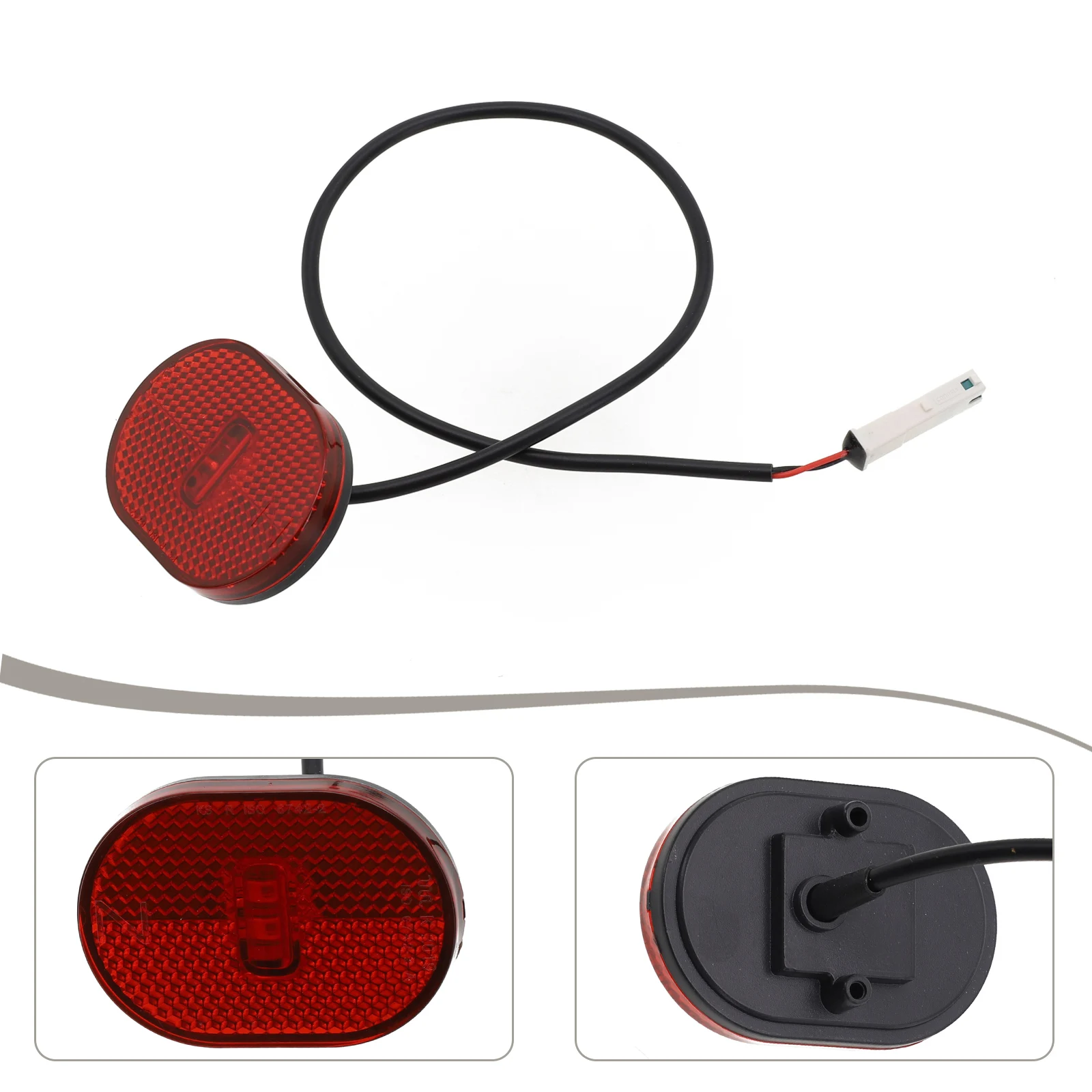 Set Fanale Posteriore Parafango Posteriore Per Scooter Elettrico Xiaomi 4 Lite/Pro4 Design Durevole E Duraturo Colore Nero