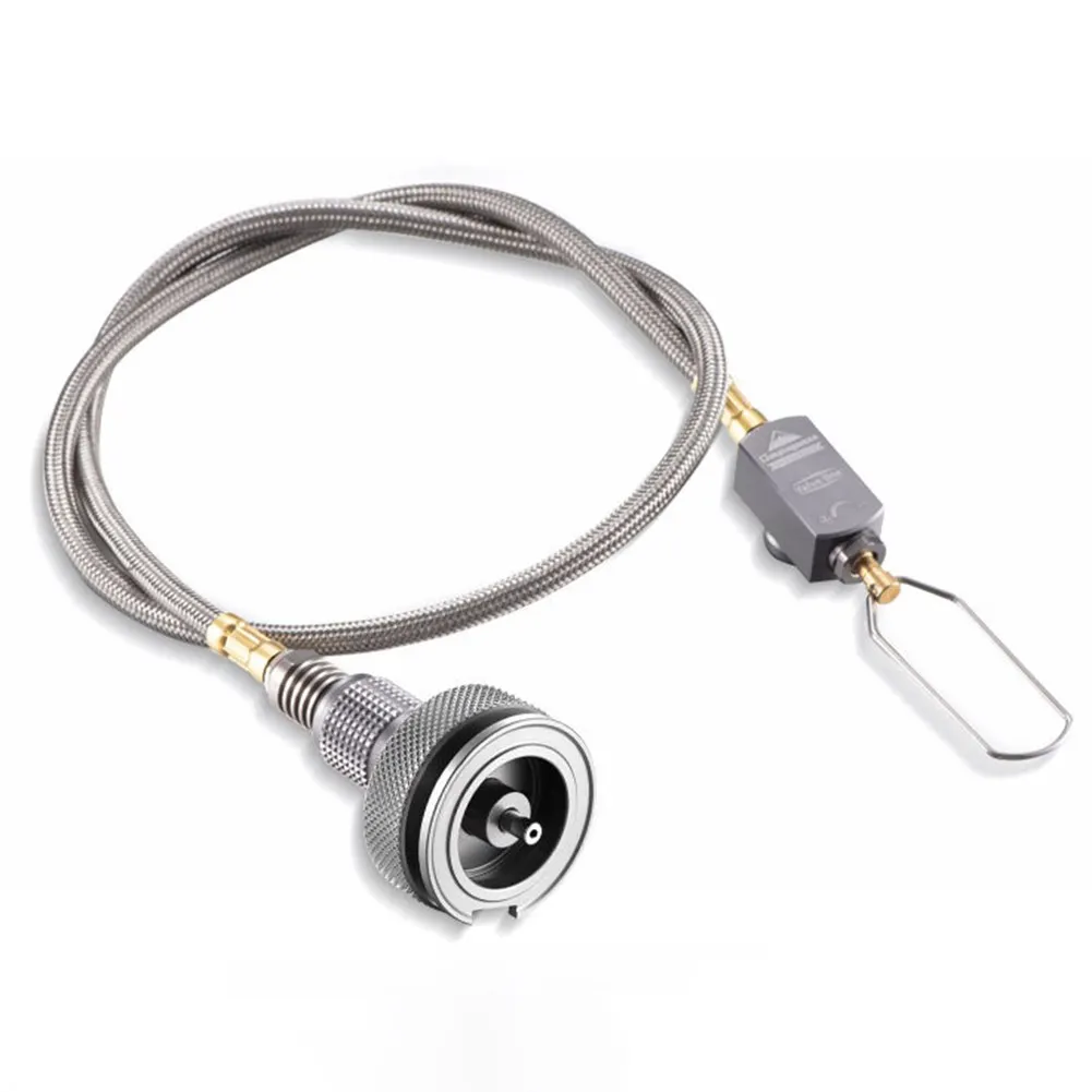 Outdoor Camping Gas Burner Adapter Butane Stove Burner Adapter Aluminum Alloy Outdoor Picnic Hiking Accessories