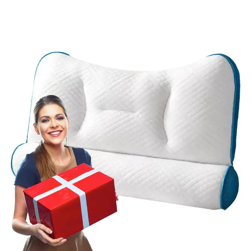 

ergonomic neck support pillow Orthopedic Pillow Orthopedic Neck Support Pillow for Side Back & Stomach Sleepers Cube Pillow