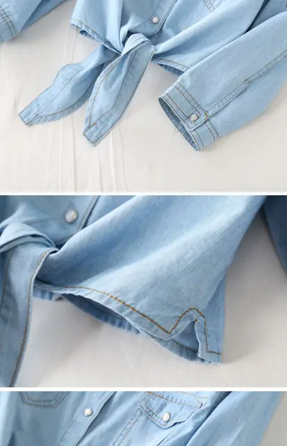 Camisa Jeans Curta Feminina para Um Visual Elegante e Refinado 6 camisa jeans curta feminina para um visual elegante e refinado