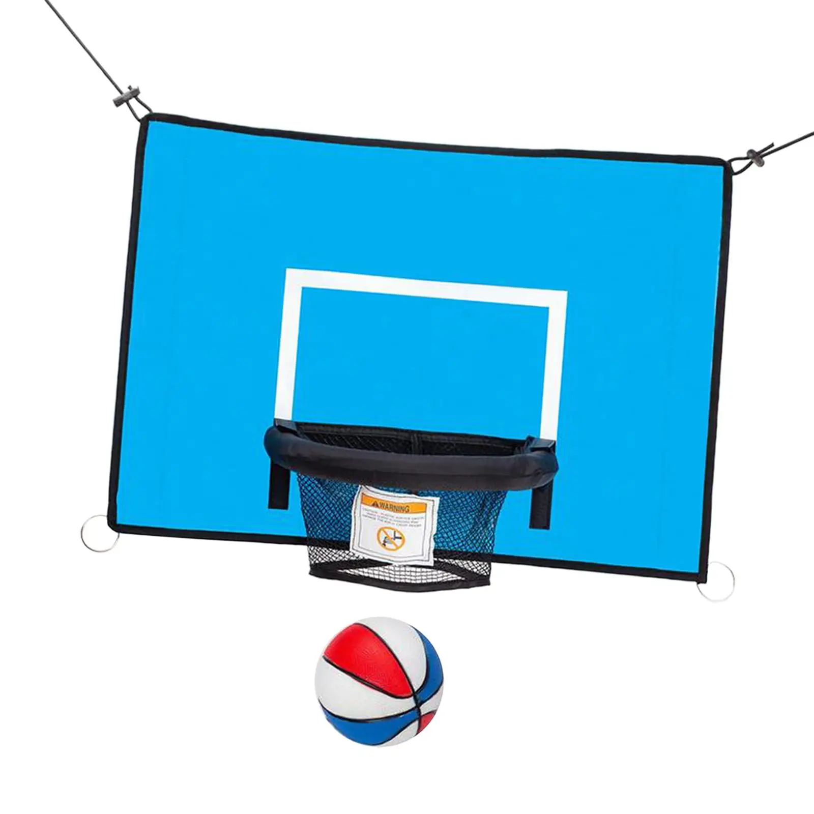 Basketball Hoop Attachment for Trampolines Universal Baseboard with Net Basketball Hoop Attachment for Trampolines Universal Baseboard with Net