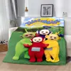 M-Meet The-Teletubbies Cartoon Logo Children Printed Blanket Picnic Blankets Warm Blanket Soft and Comfortable Blanket Home 3