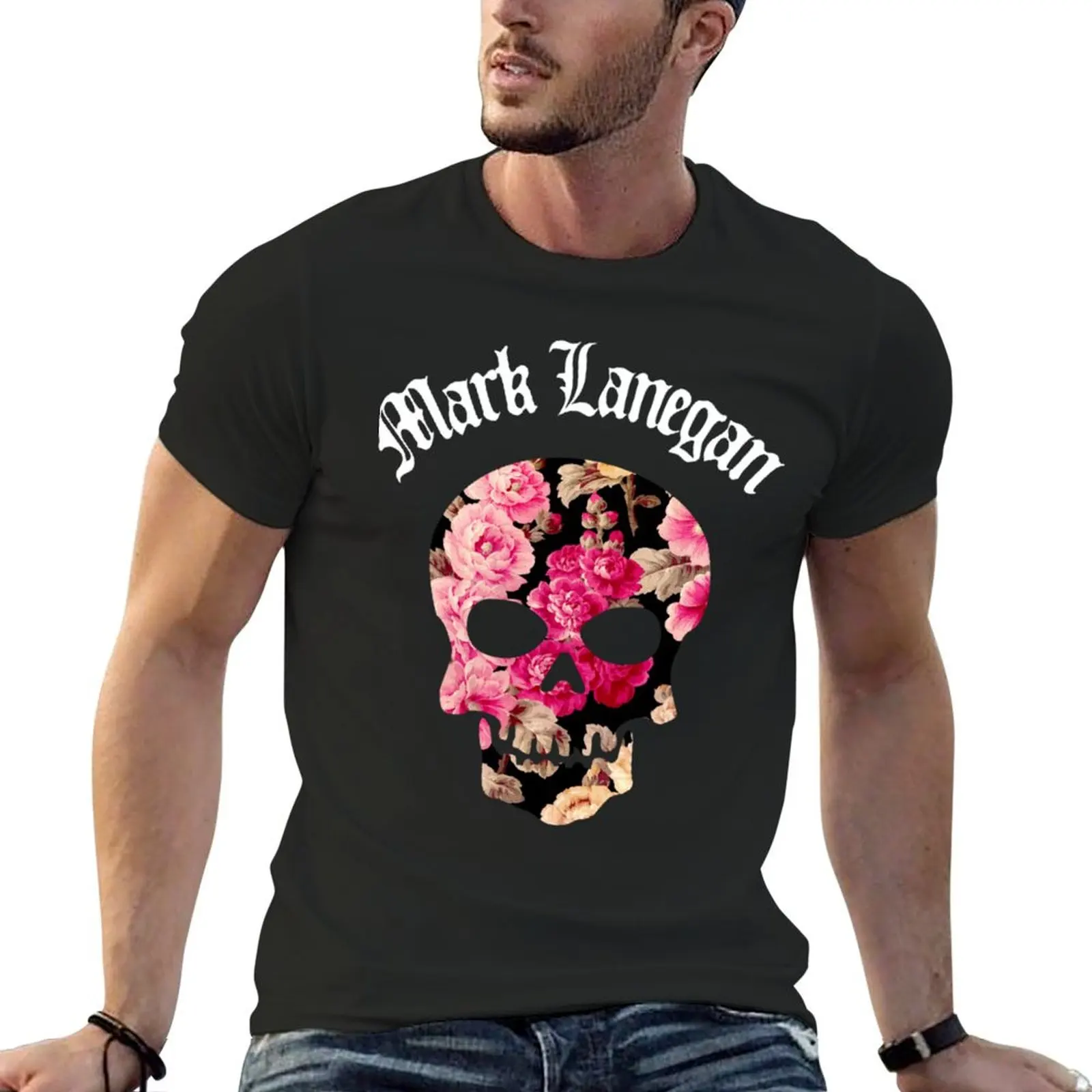 

Незаменимая футболка Mark Lanegan, кавайная одежда, большие размеры, тяжелые футболки для мужчин