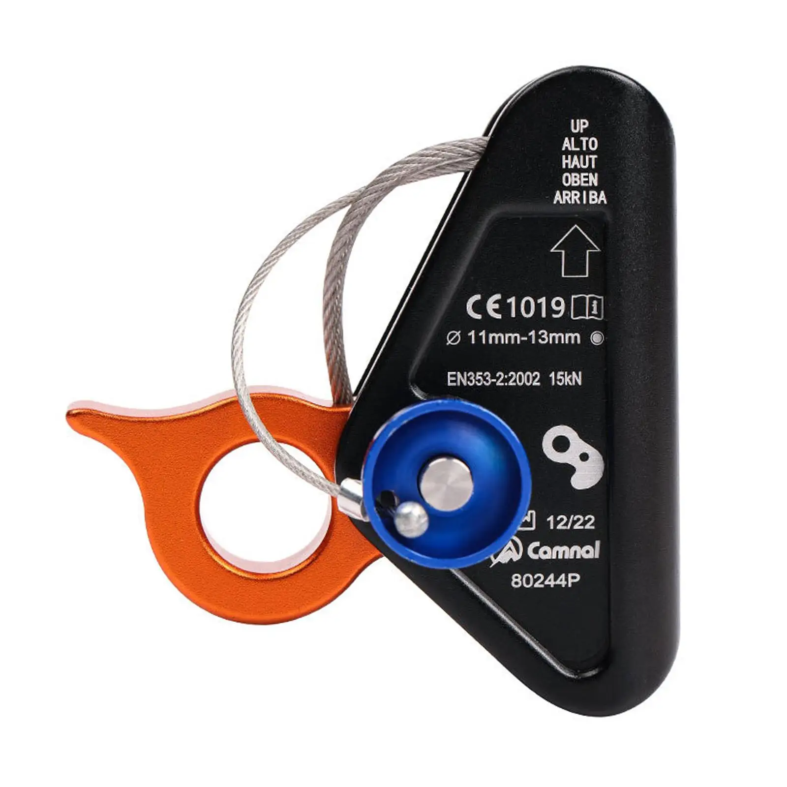 Climbing Rope Grab Ascender Fall Protection Riser Adjuster for Rock Climbing Climbing Rope Grab Ascender Fall Protection Riser Adjuster for Rock Climbing