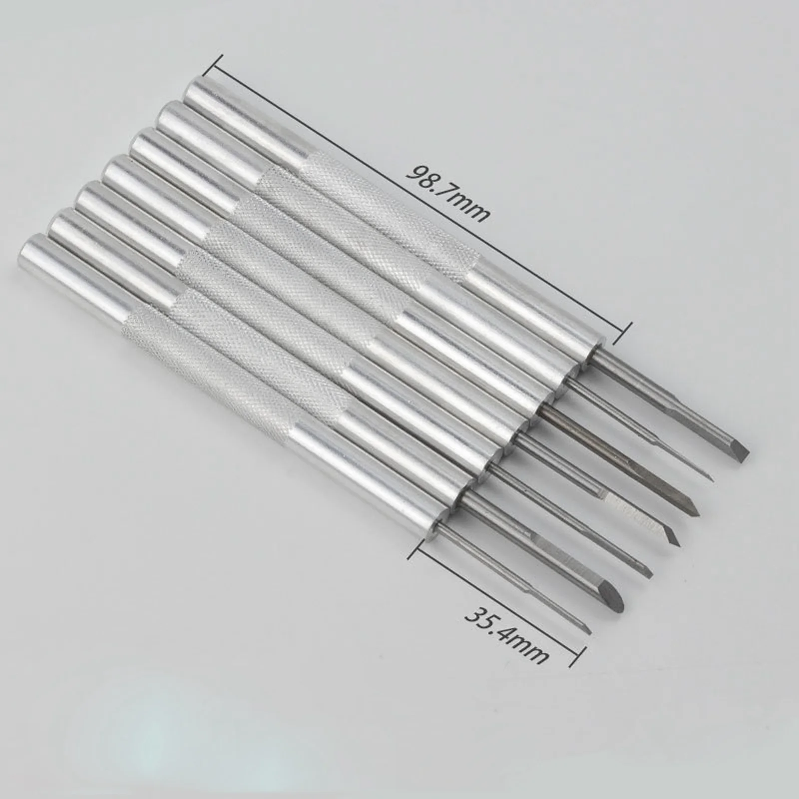 Model Tools 7Pcs Olive Carving Miniature Carving Hand Tool Knife Woodworking Engraving Gouge for model hobby