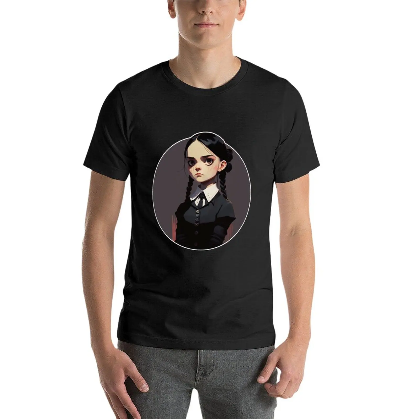 New Wednesday Addams T-Shirt quick drying shirt cute tops Short t-shirt vintage t shirt men t shirt